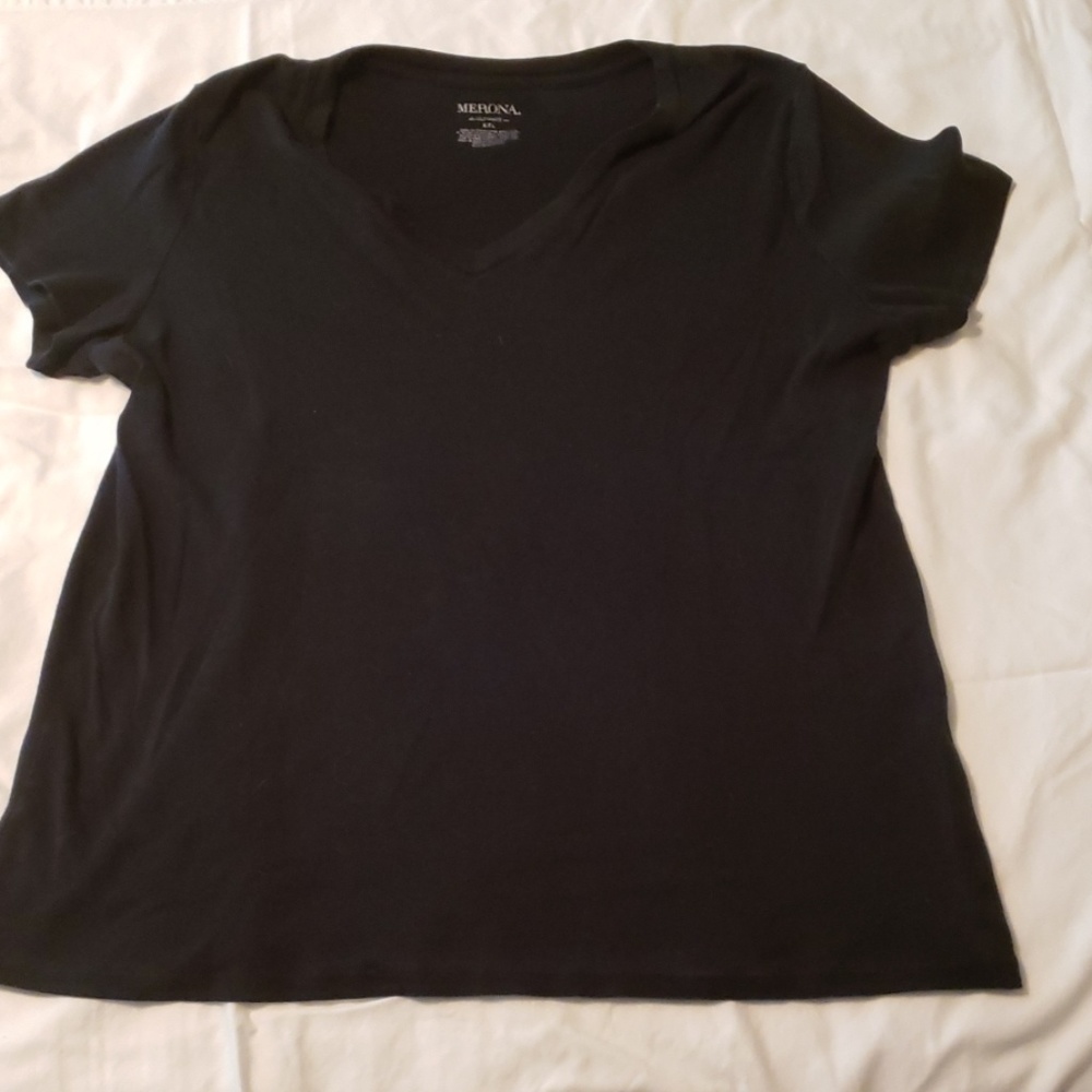 Black v-neck